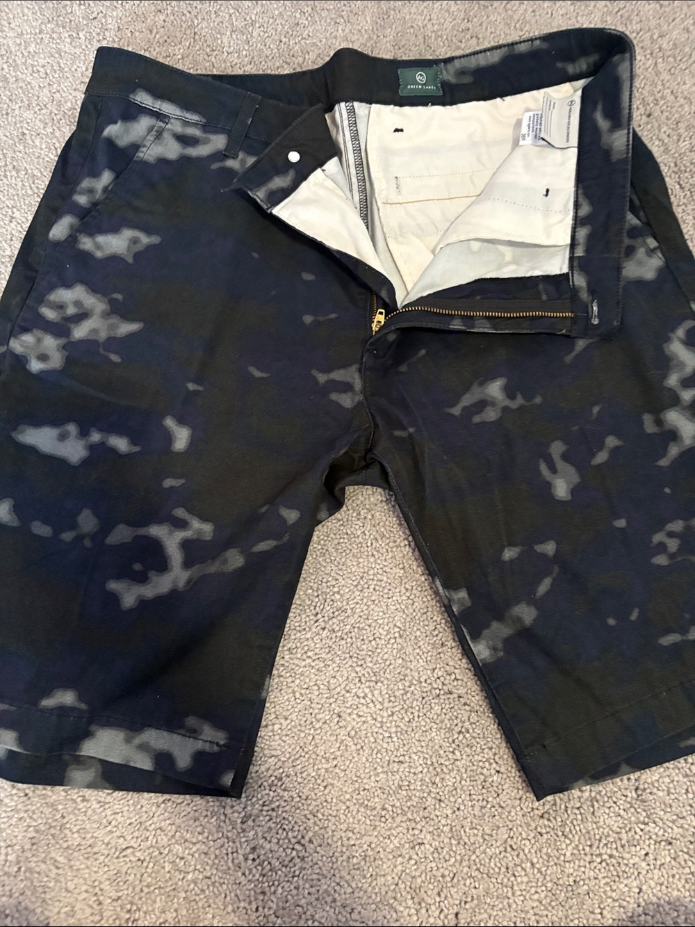 Ag Adriano Goldschmied Black Waistband Shorts